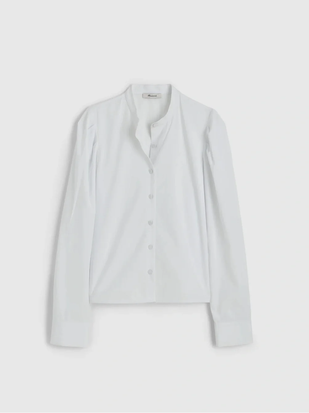 Madewell Puff-Sleeve Button-Up Shirt S